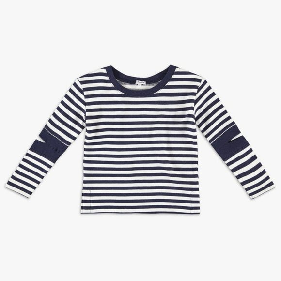 EUC Splendid Girls Stripe Cutout Tunic, Size 4-5 - Picture 1 of 5